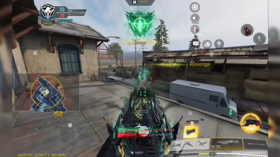 Call of Duty: Mobile running at a high frame rate on the REDMAGIC Astra 2.