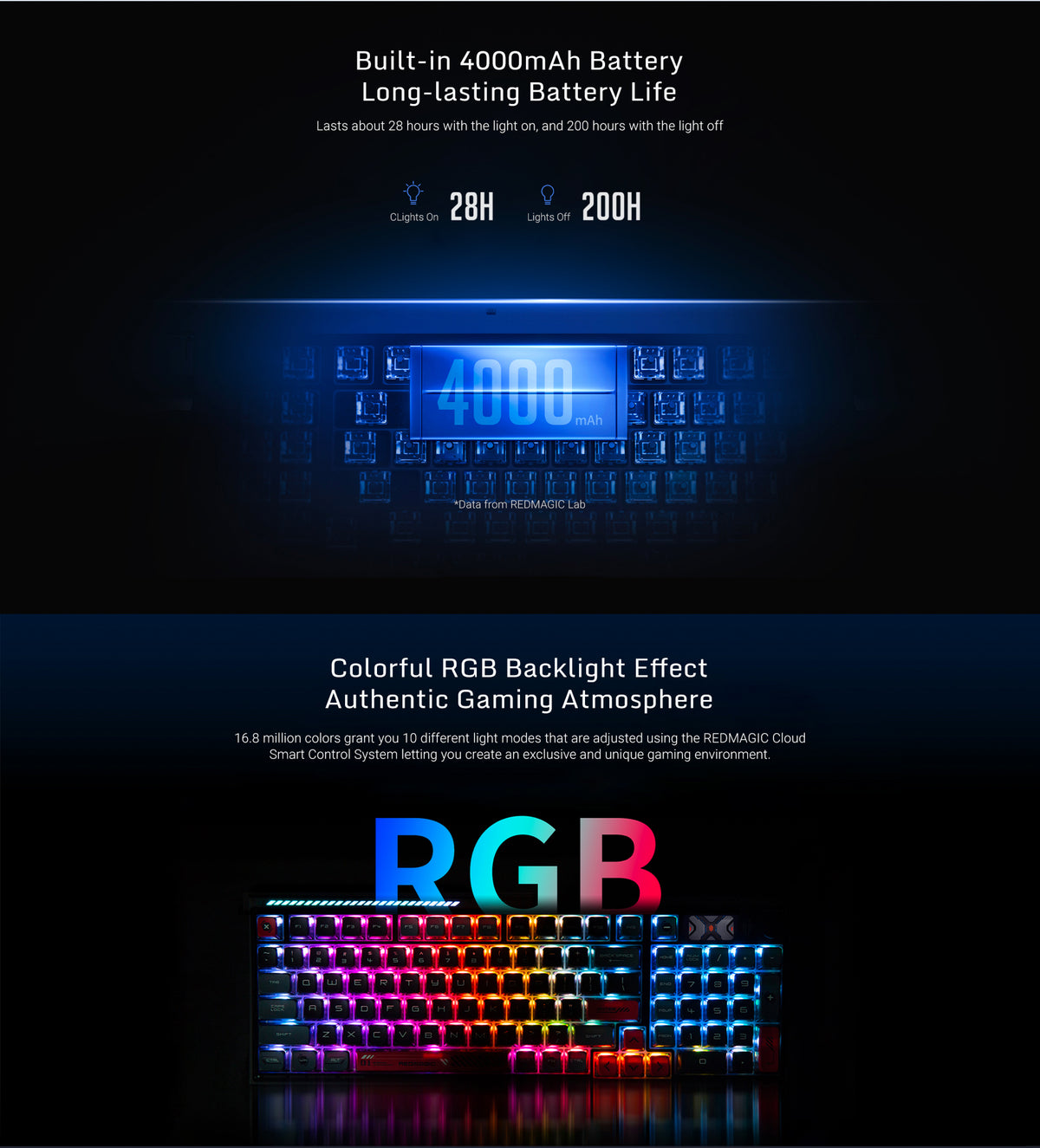 Magic Keyboard Lit REDMAGIC Mechanical Keyboard - REDMAGIC (Global)