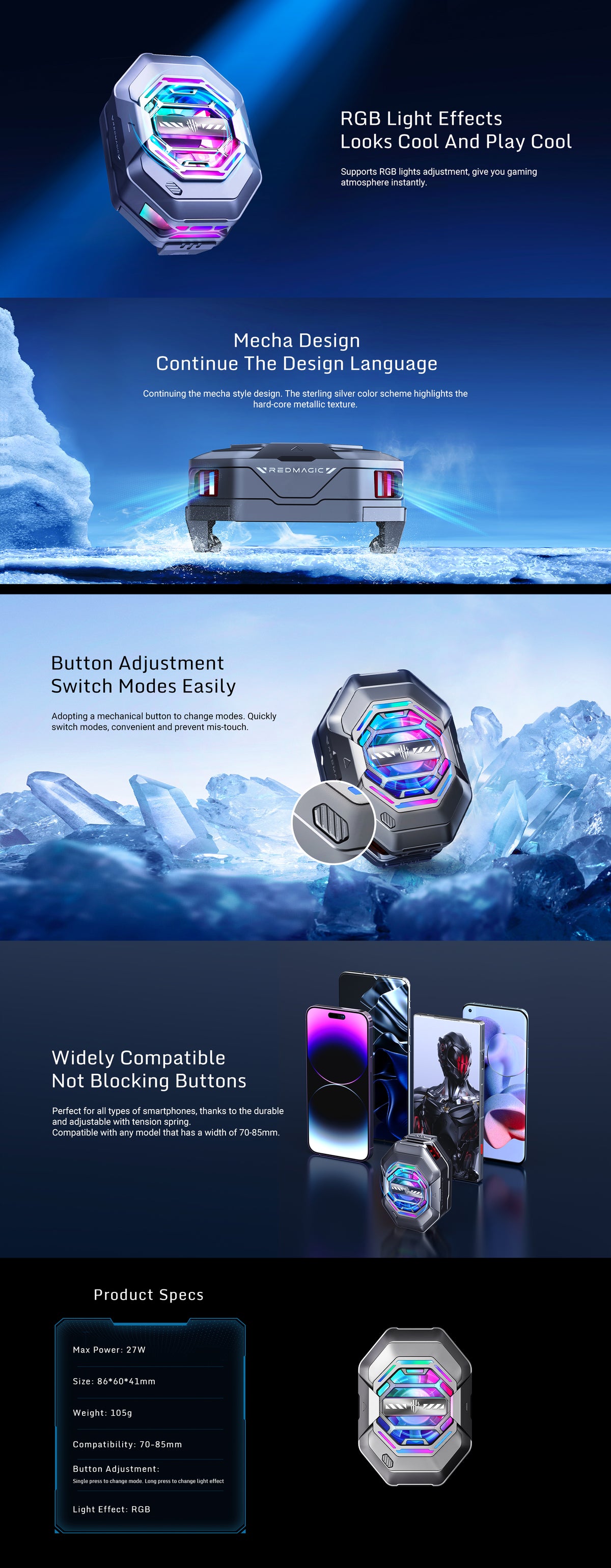 REDMAGIC Turbo Cooler 4 Pro 7 REDMAGIC Turbo Cooler 4 Pro 3