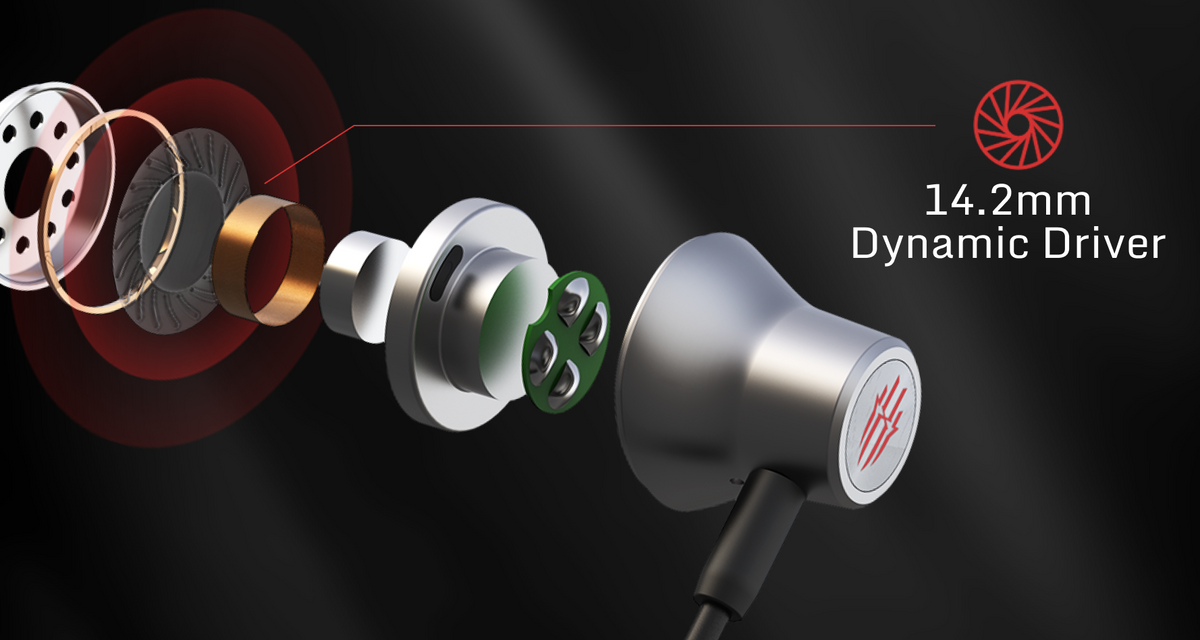 REDMAGIC Magic Sound Gaming Earphones | 3.5mm Wired Headphones for High ...